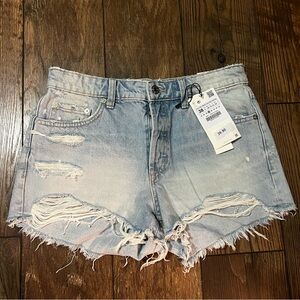 Zara denim shorts